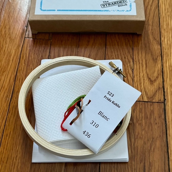 NWT The Stranded Stitch Frida cross stitch kit artist embroidery creativity - Picture 5 of 8